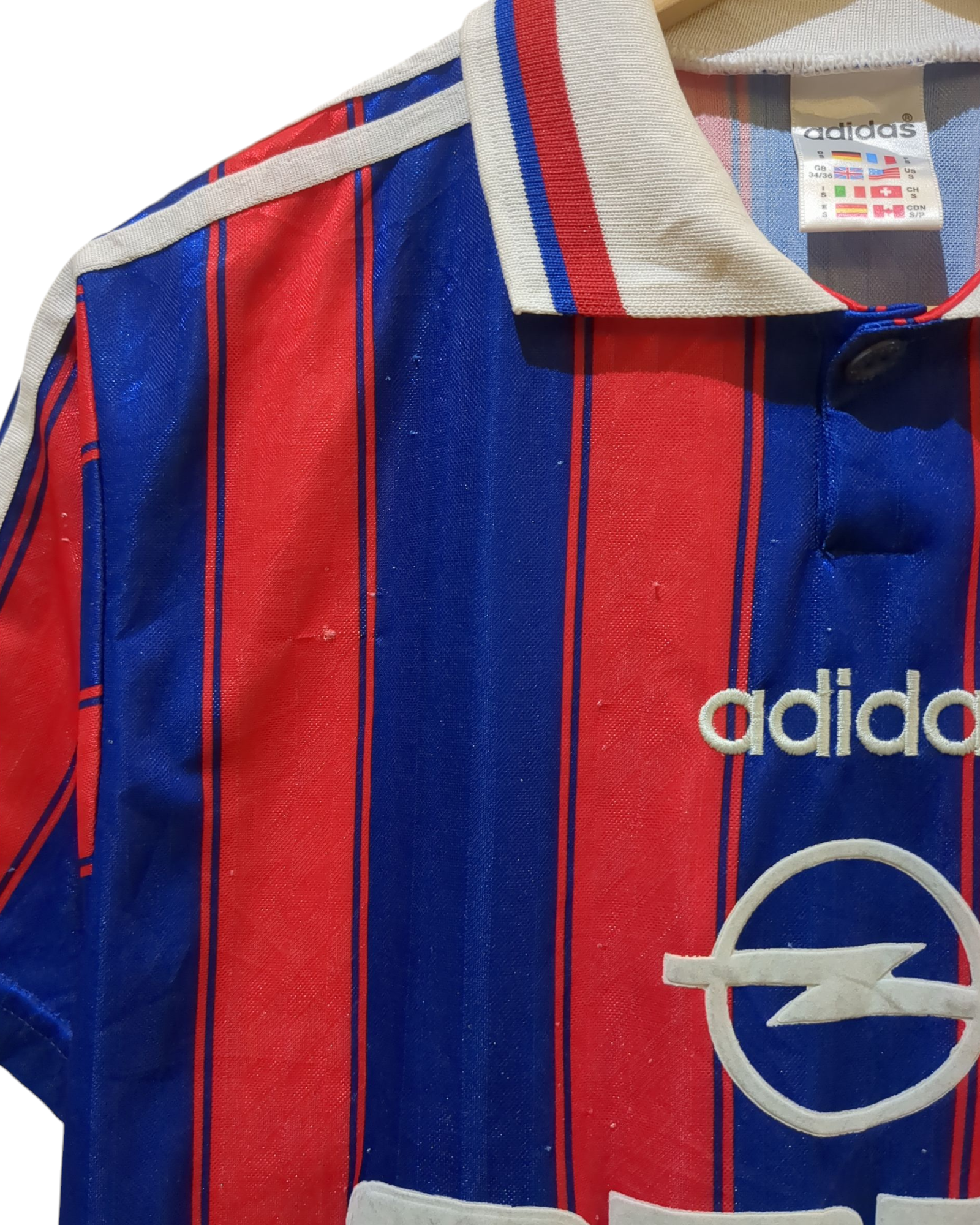 1995-97 Adidas Bayern Munich Home Shirt #18 Klinsmann - (M)