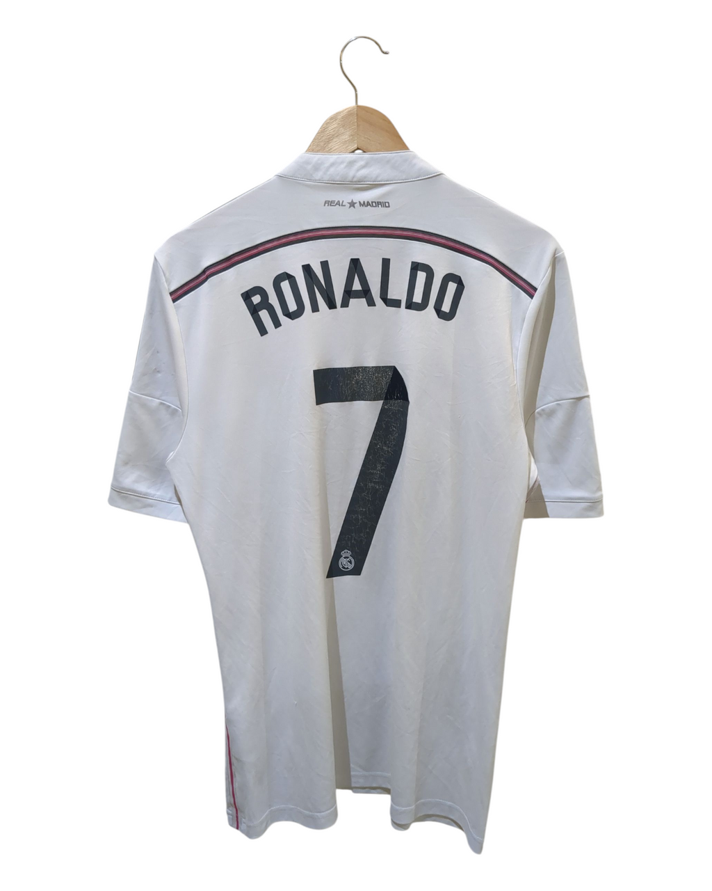 2014-15 Adidas Real Madrid Home Shirt #7 Ronaldo - (M)