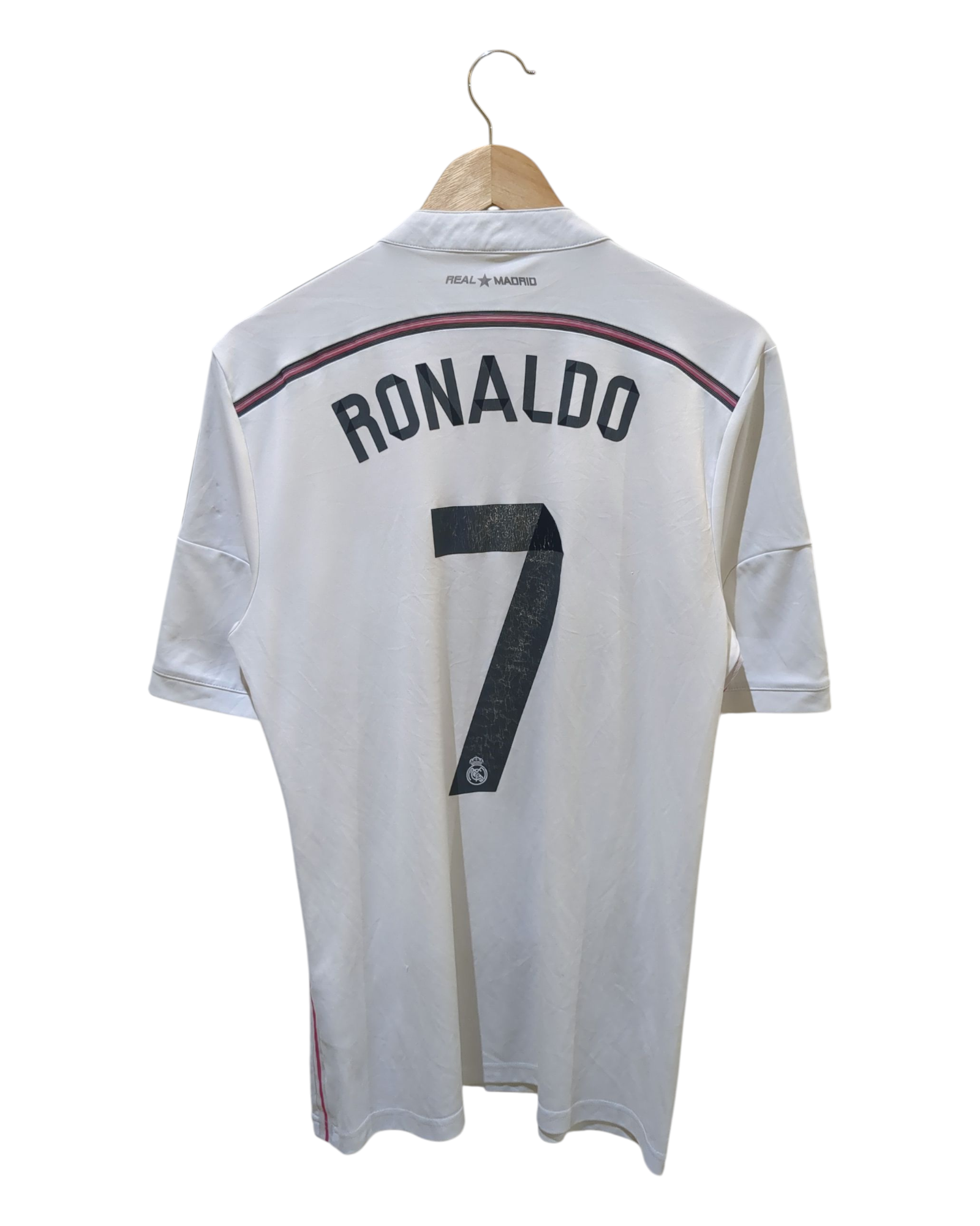 2014-15 Adidas Real Madrid Home Shirt #7 Ronaldo - (M)