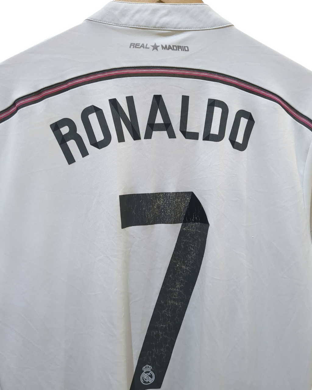 2014-15 Adidas Real Madrid Home Shirt #7 Ronaldo - (M)
