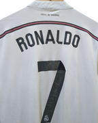2014-15 Adidas Real Madrid Home Shirt #7 Ronaldo - (M)