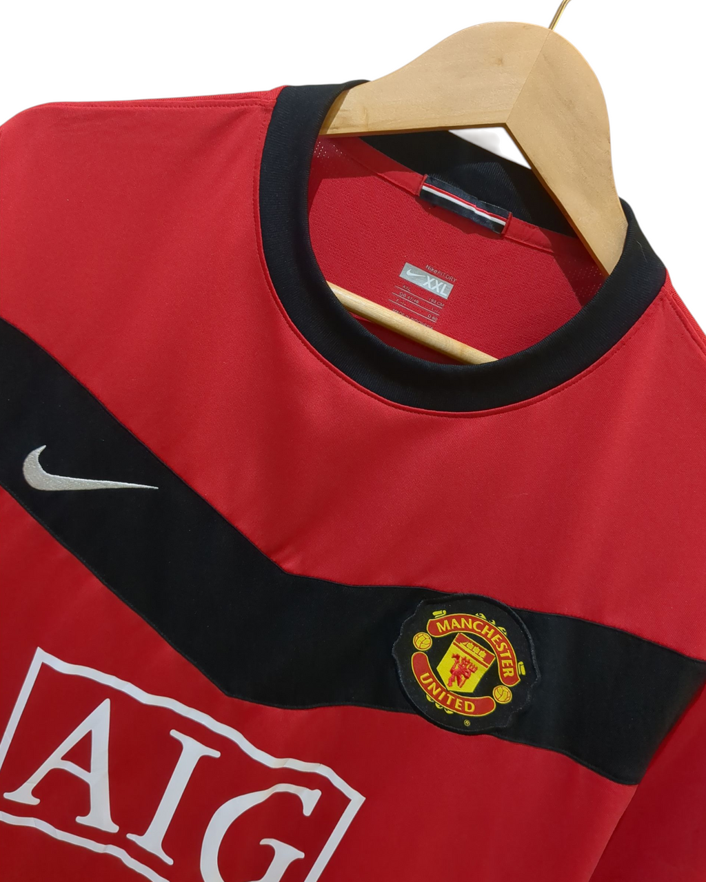 2009-10 Nike Manchester United Home Shirt - (XL)