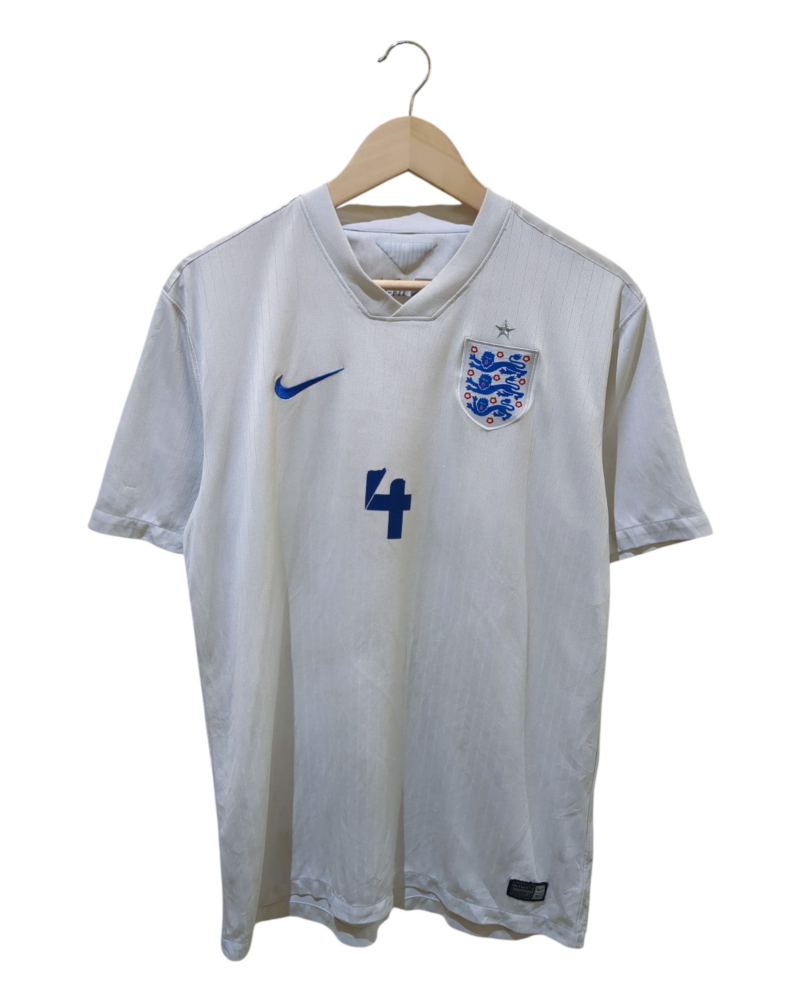 2014-15 England Nike Home Shirt #4 Gerrard - (L)