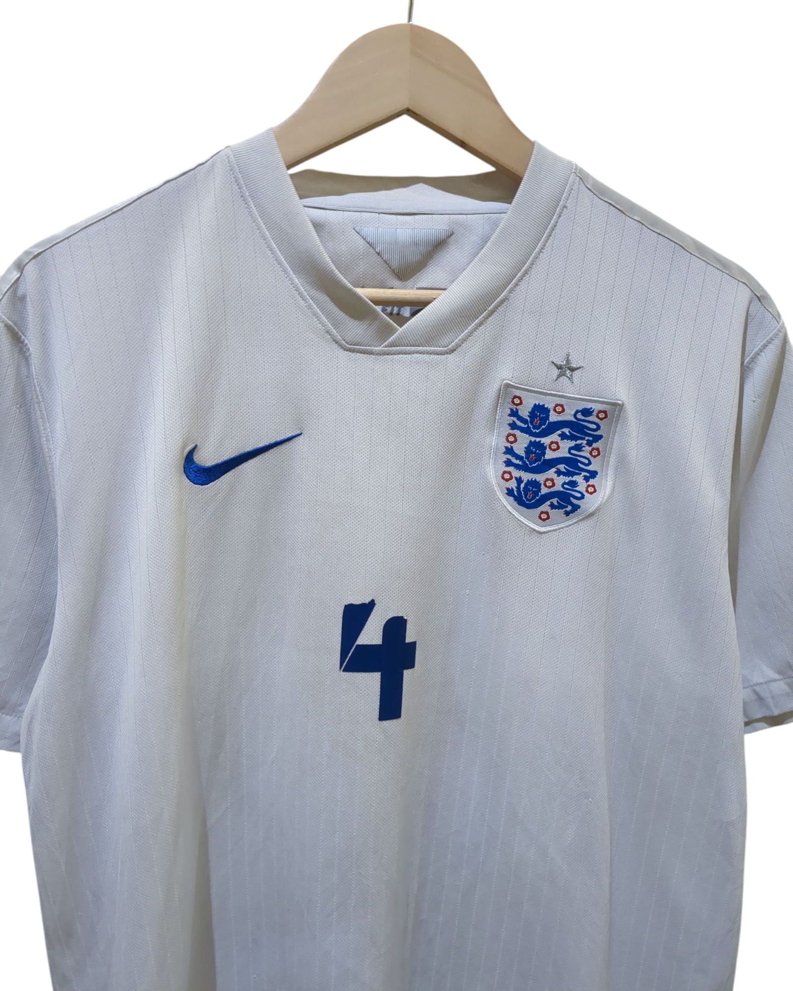 2014-15 England Nike Home Shirt #4 Gerrard - (L)