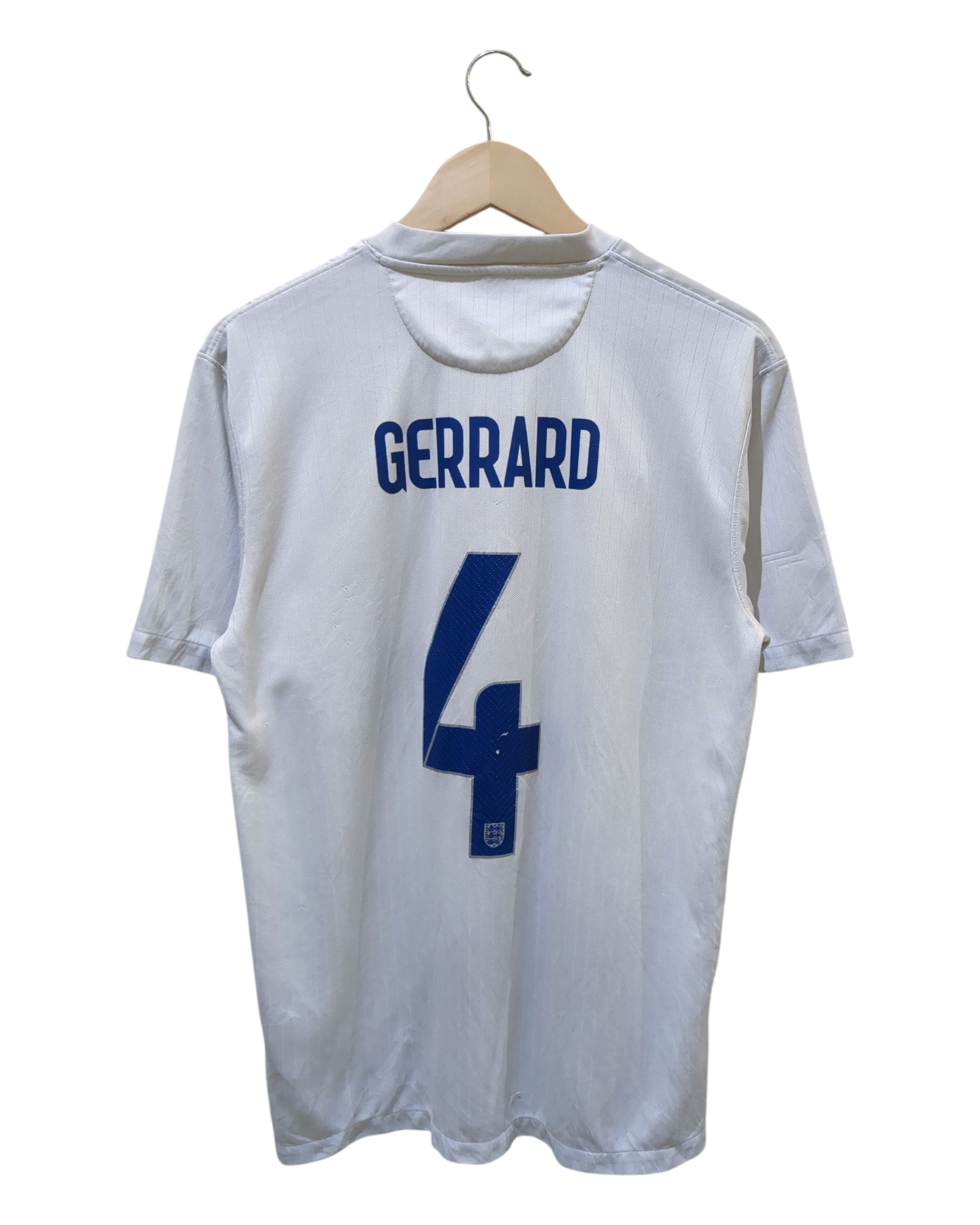 2014-15 England Nike Home Shirt #4 Gerrard - (L)