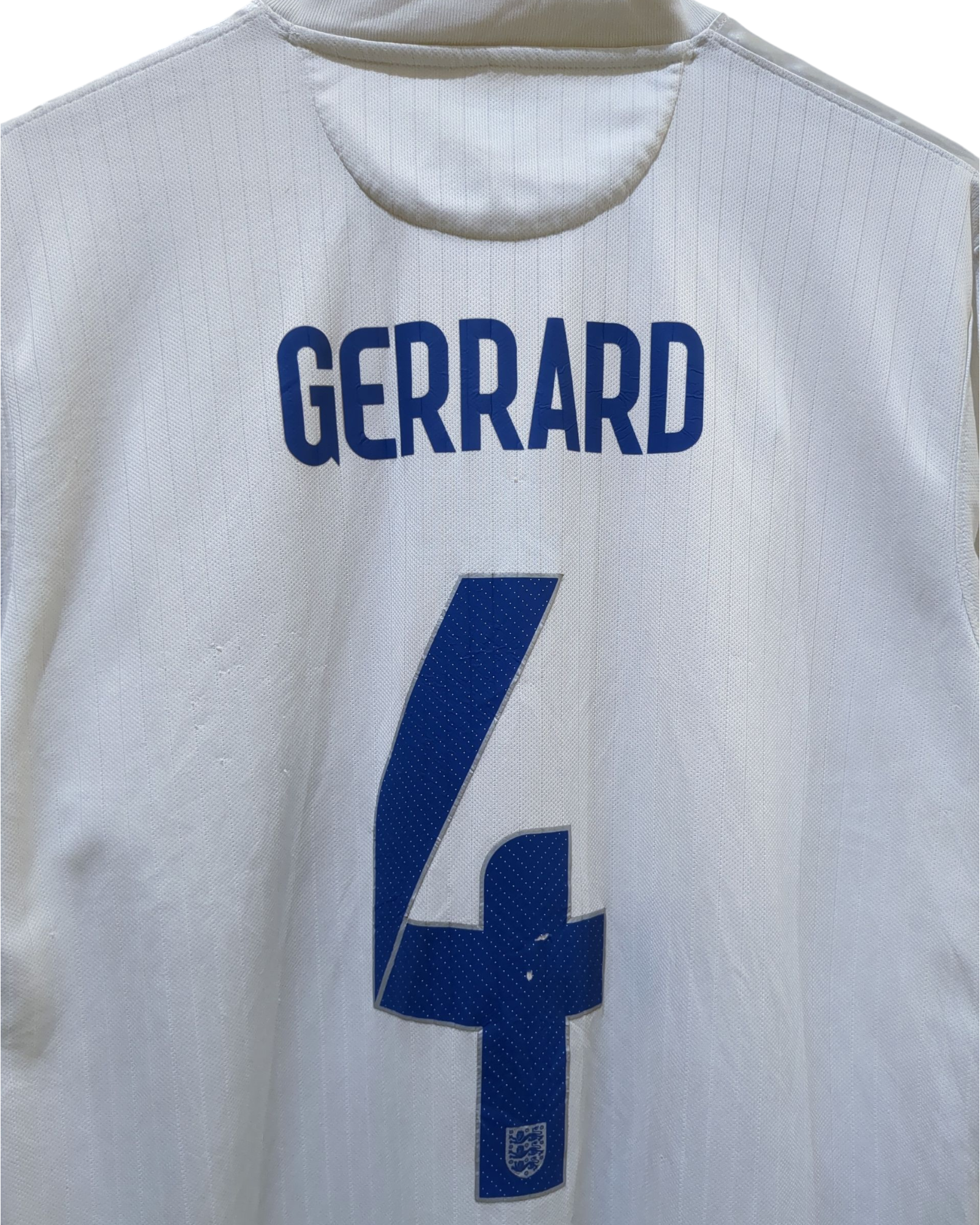 2014-15 England Nike Home Shirt #4 Gerrard - (L)