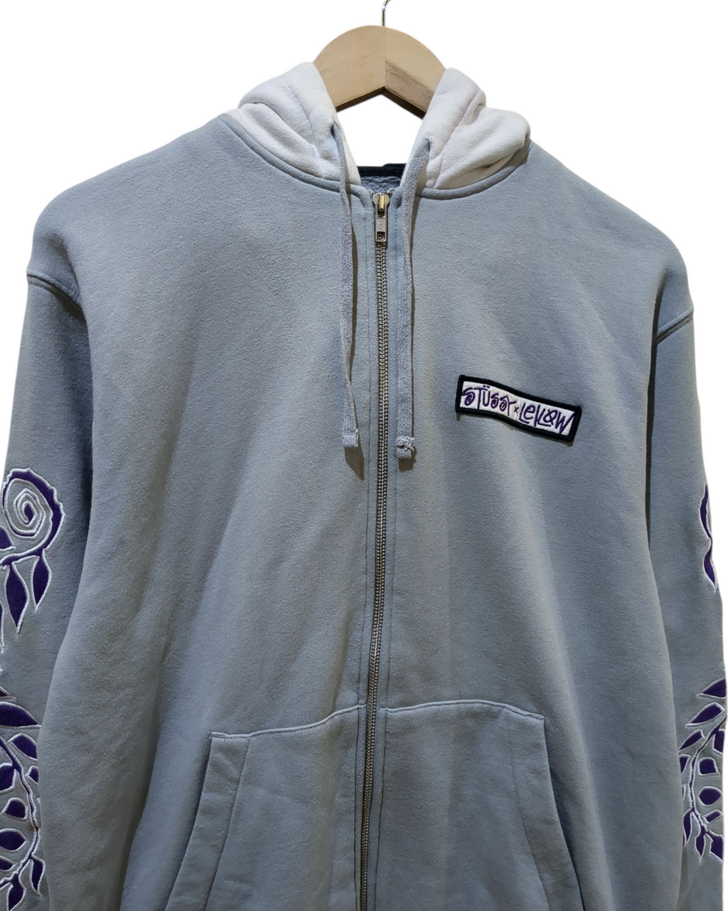 Stussy x Leilow 00s Skull Hooded Jacket - (L)