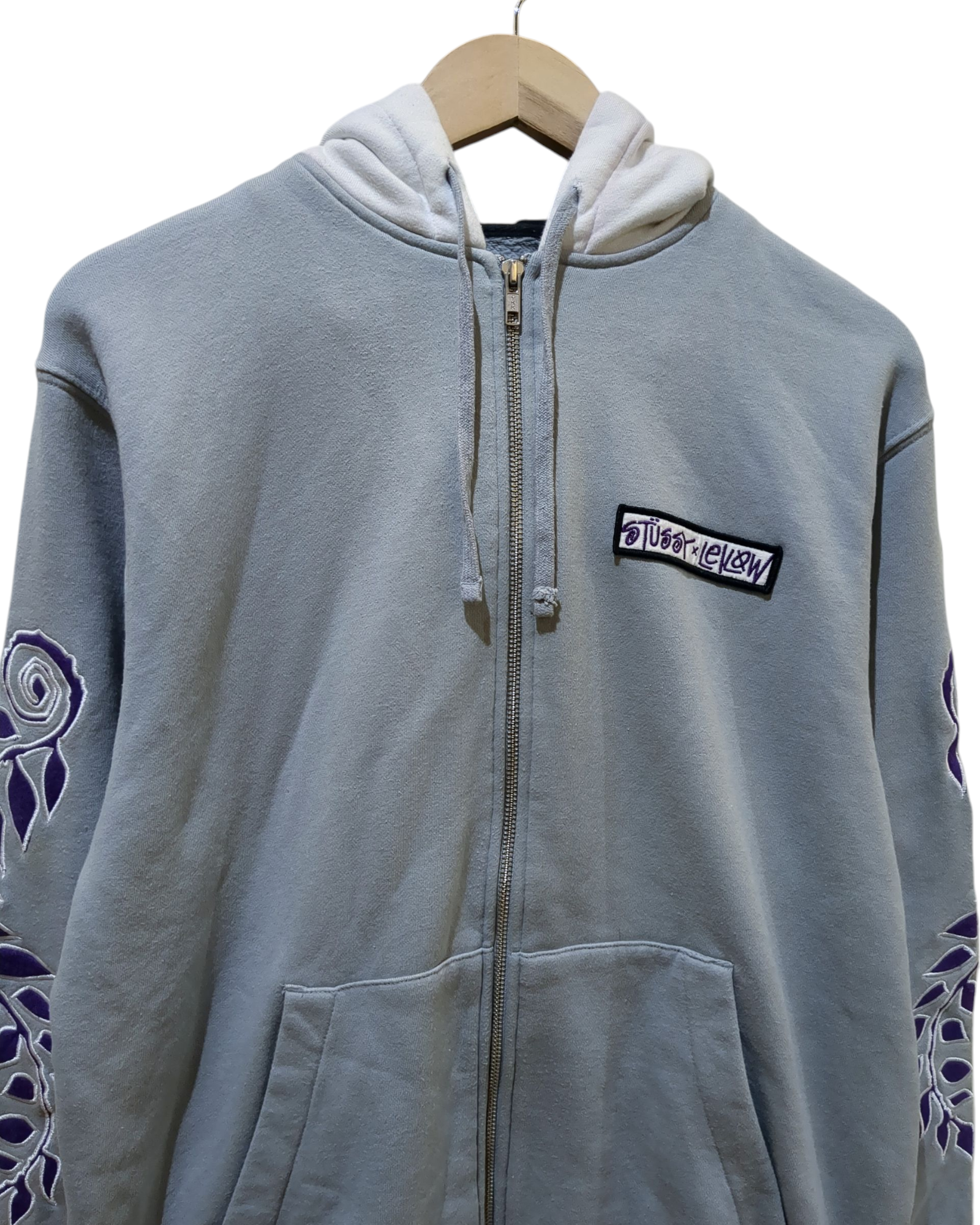 Stussy x Leilow 00s Skull Hooded Jacket - (L)