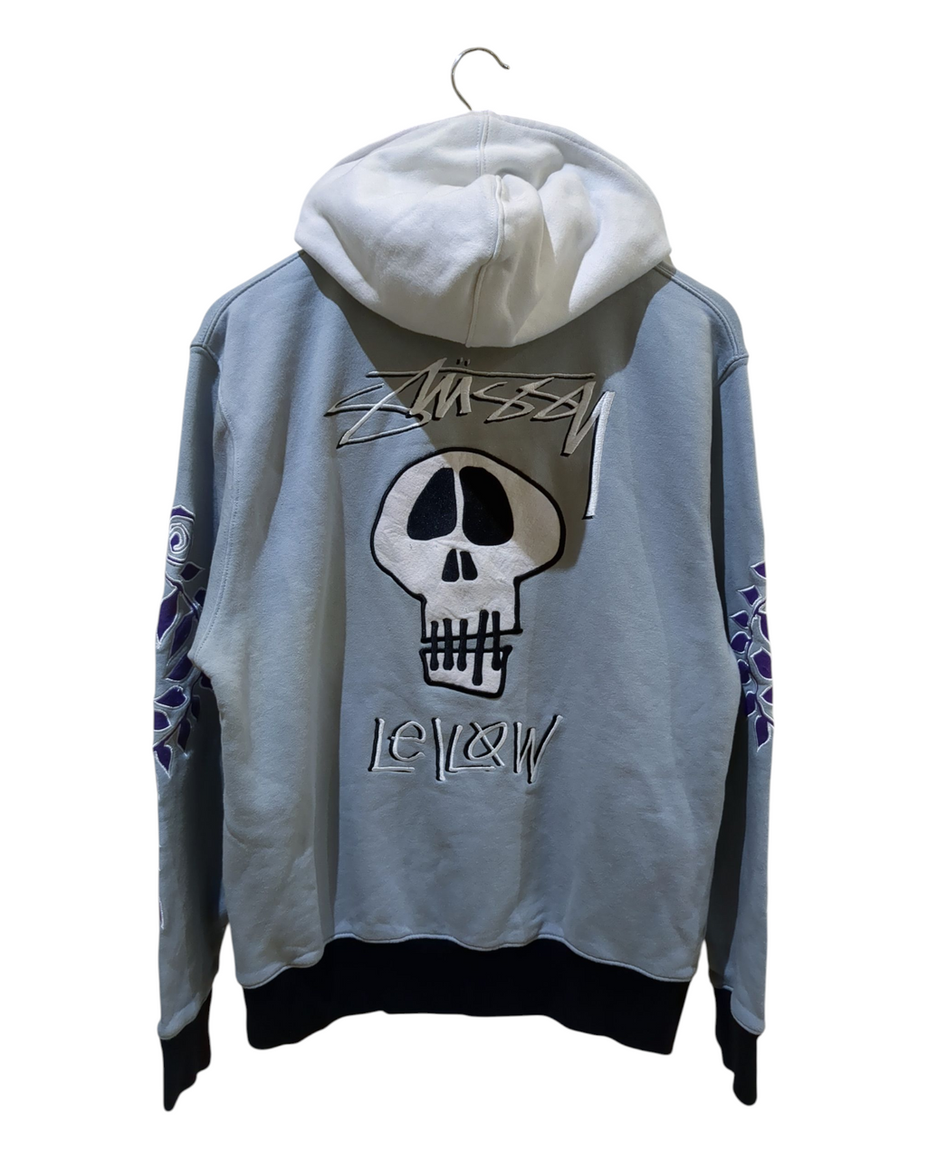 Stussy x Leilow 00s Skull Hooded Jacket - (L)