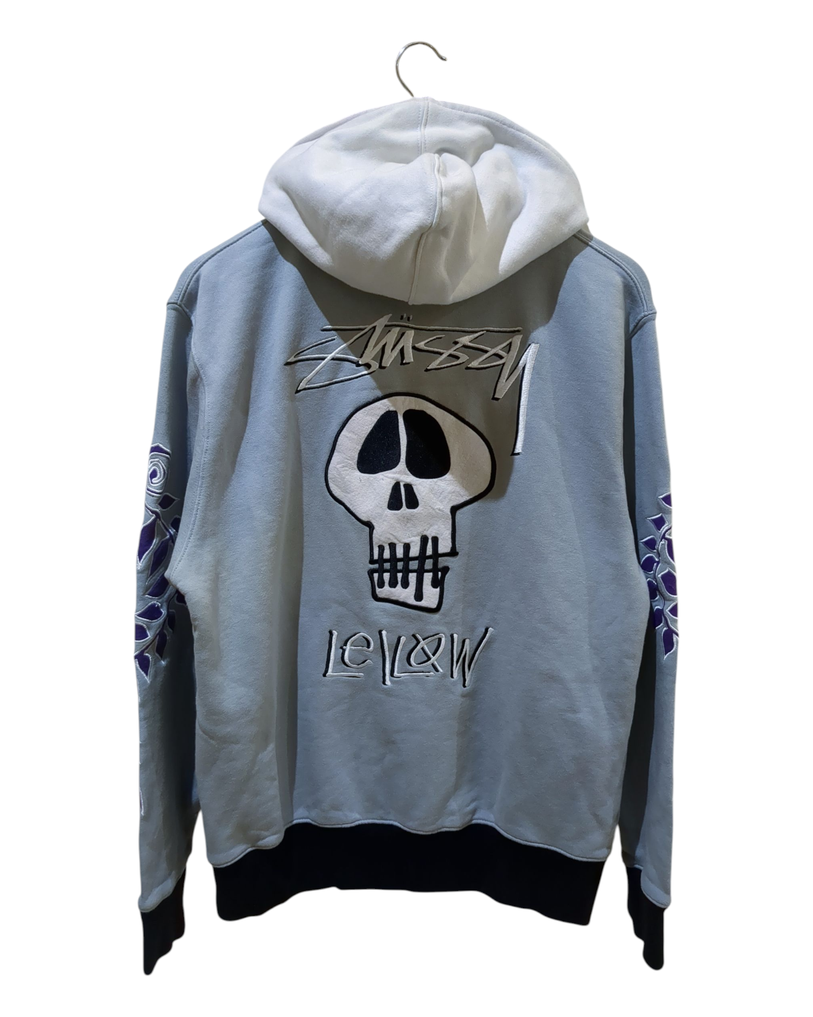 Stussy x Leilow 00s Skull Hooded Jacket - (L)
