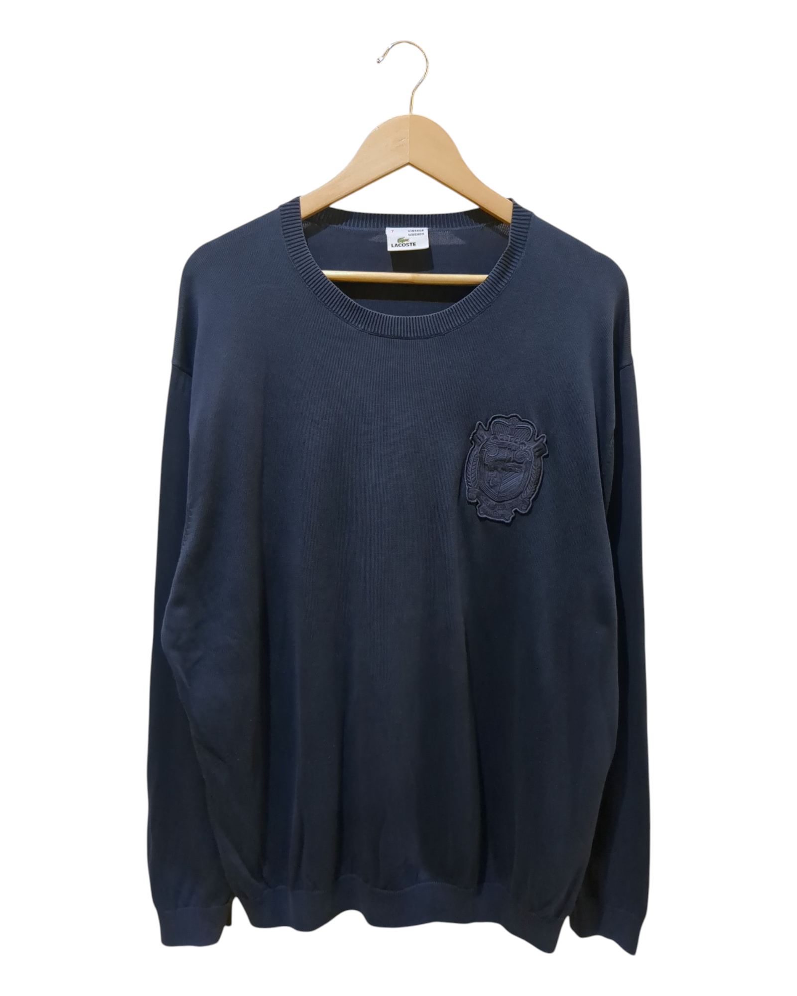 Lacoste Vintage Washed Sweatshirt - (XL)