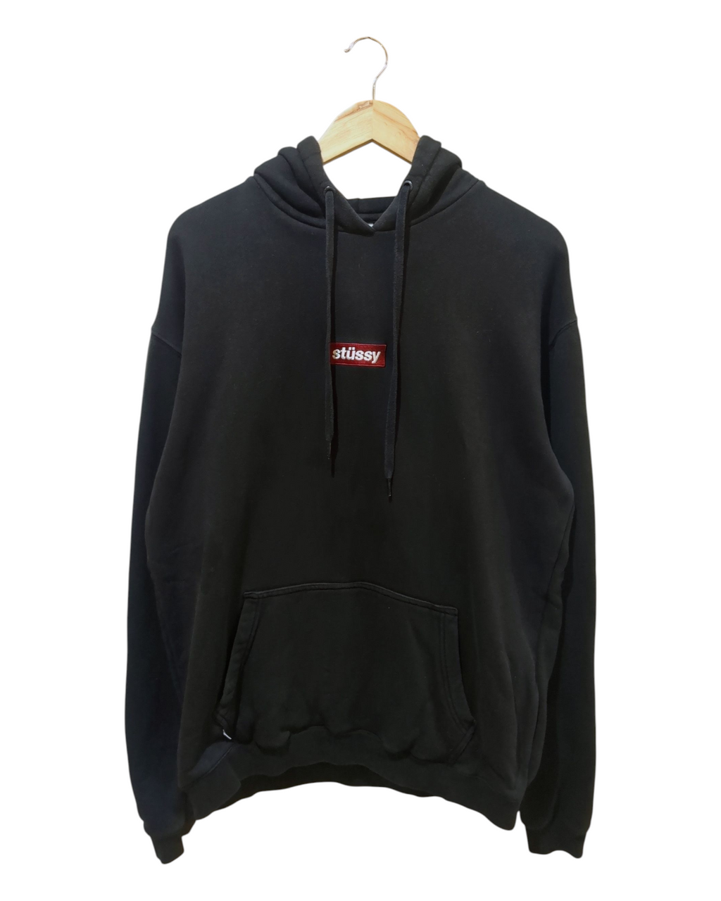Stussy Box Logo Hooded Sweatshirt - (L)