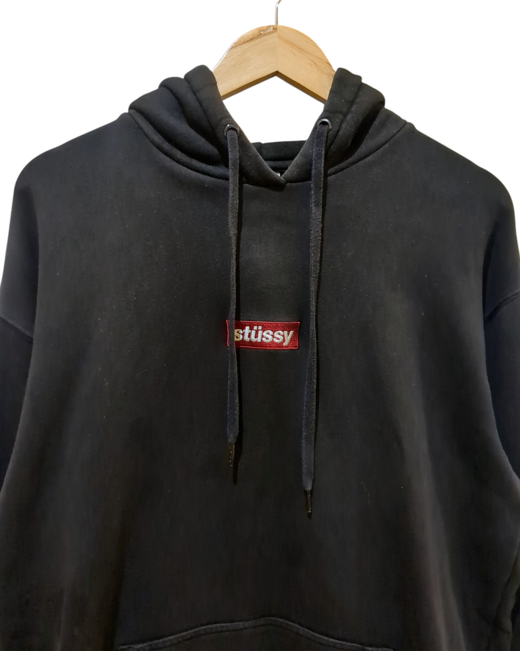 Stussy Box Logo Hooded Sweatshirt - (L)