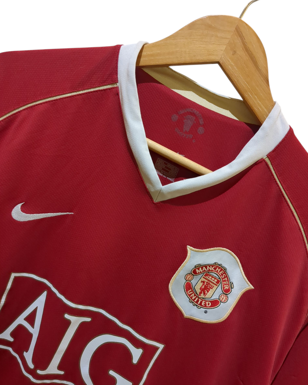 2006-07 Nike Manchester United Home Shirt - (L)