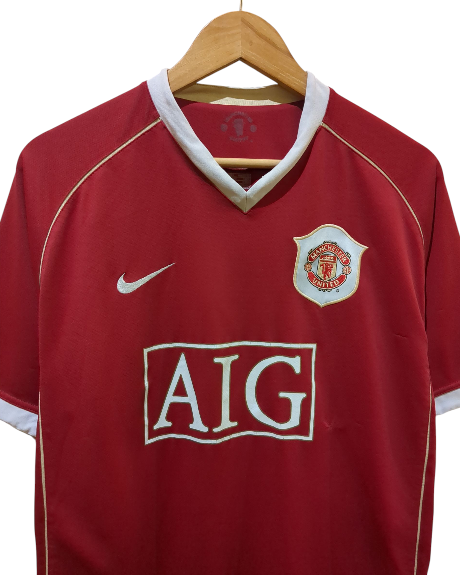 2006-07 Nike Manchester United Home Shirt - (L)