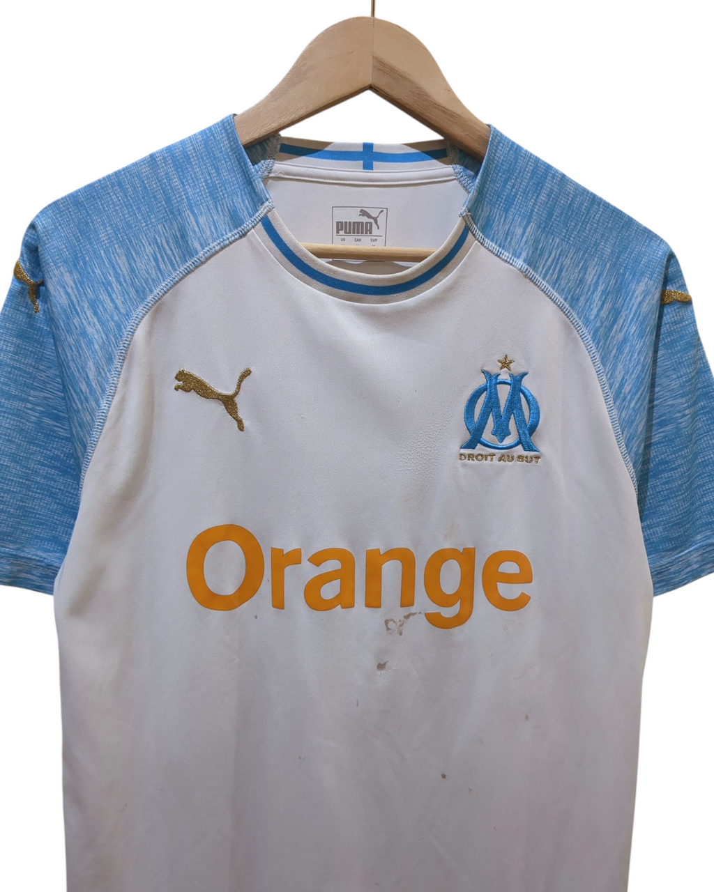 2018-19 Puma Olympique Marseille Home Shirt #9 Balotelli - (M)