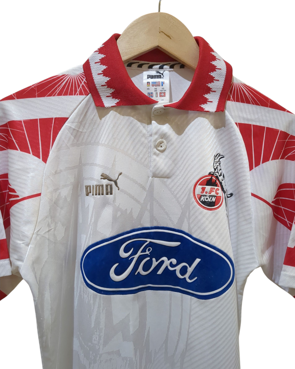 1996-97 Puma FC Koln Home Shirt - (S)