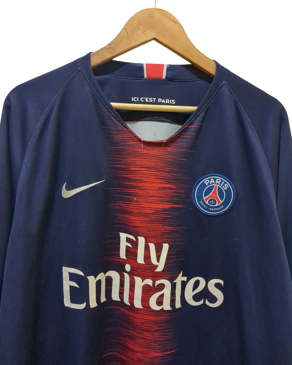 2018-19 PSG Nike Home L/S Shirt - (XL)