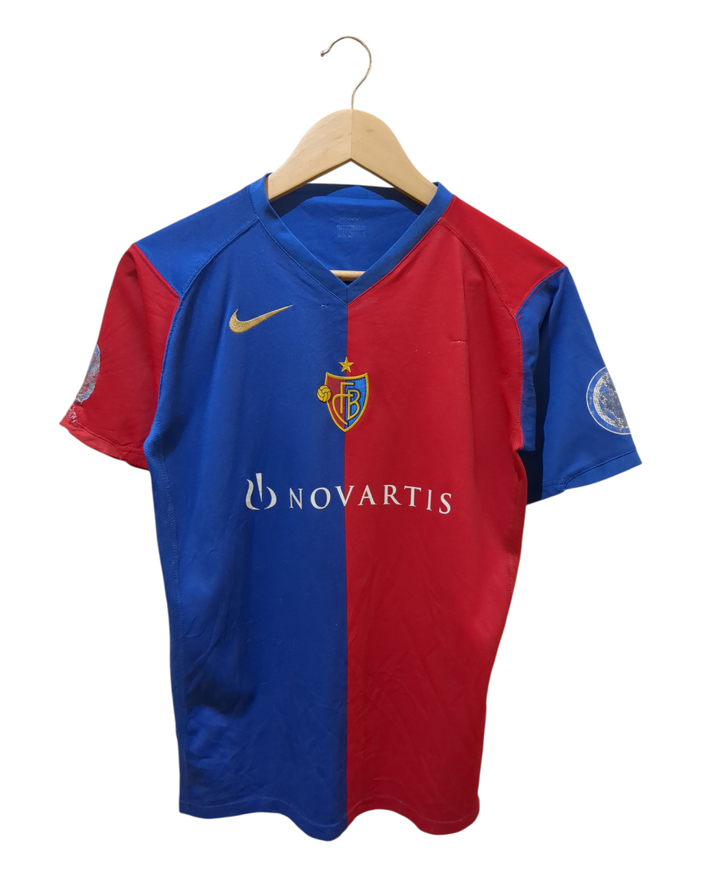 2006-08 Nike FC Basel Home Shirt #9 David - (S)