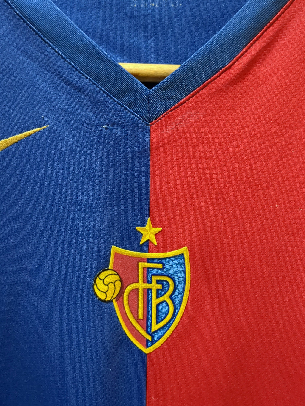 2006-08 Nike FC Basel Home Shirt #9 David - (S)