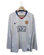2008-09 Nike Manchester United Away L/S Shirt - (XL)