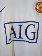 2008-09 Nike Manchester United Away L/S Shirt - (XL)
