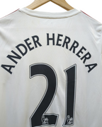 2015-16 Manchester United Adidas Women's Away Shirt #21 Ander Herrera - (S)