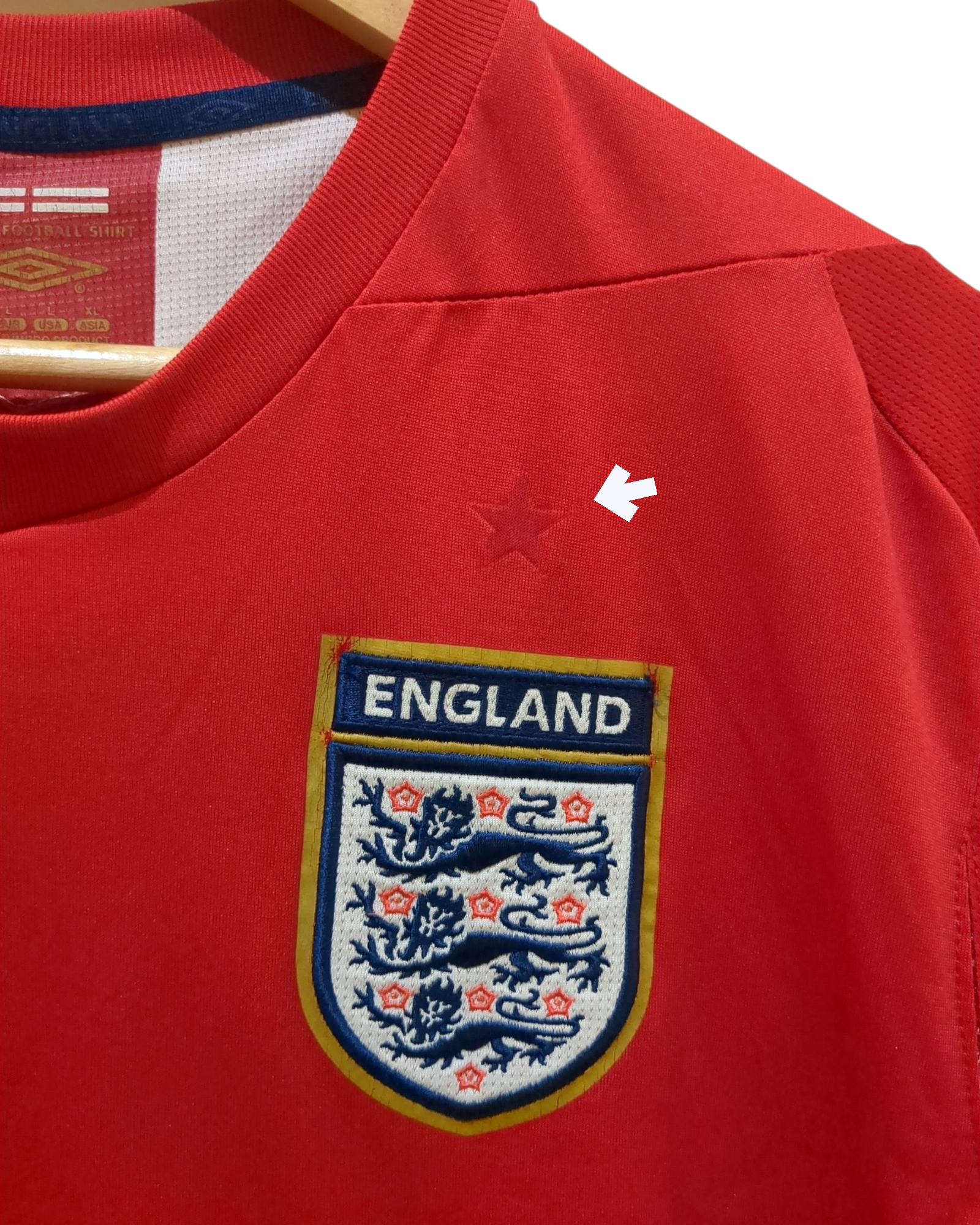 2006-08 Umbro England Away Shirt - (L)