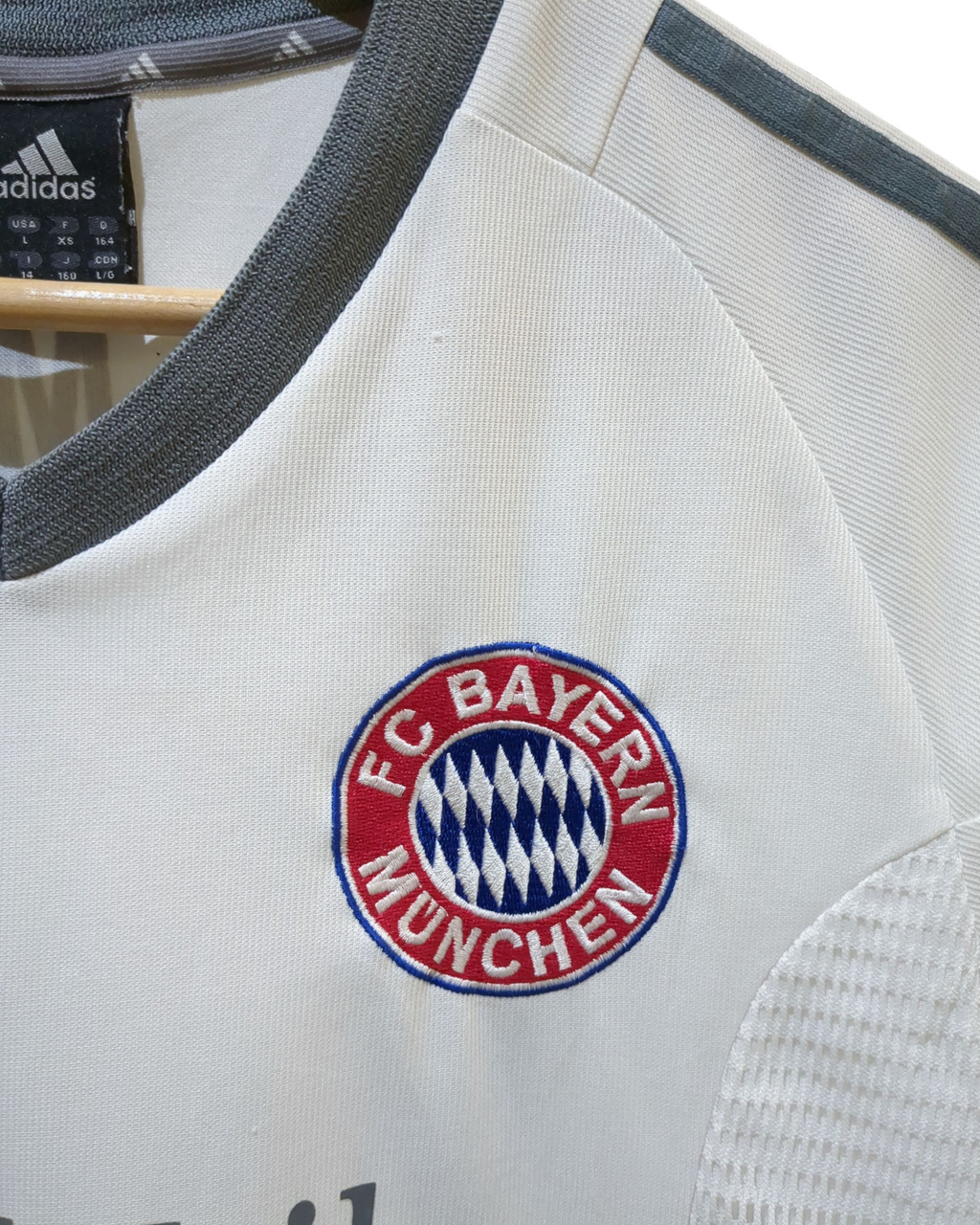 2002-03 Adidas Bayern Munich Away Shirt #13 Ballack - (S)