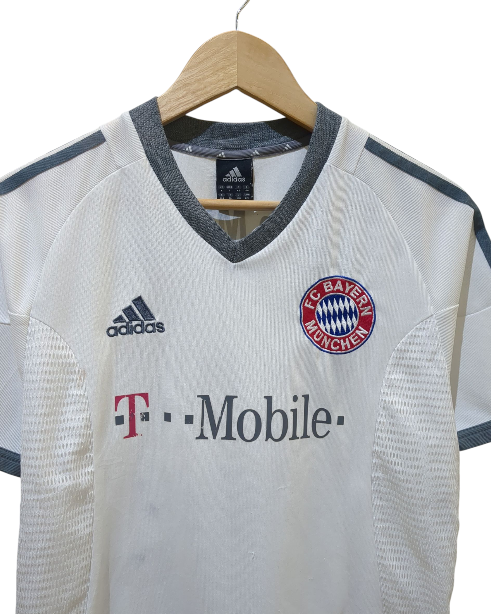 2002-03 Adidas Bayern Munich Away Shirt #13 Ballack - (S)