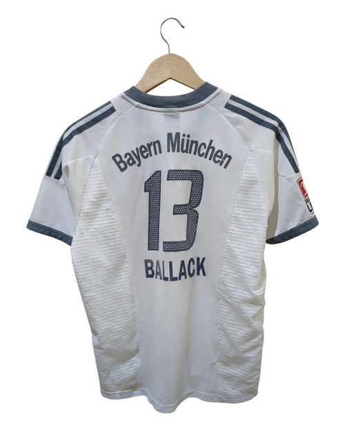 2002-03 Adidas Bayern Munich Away Shirt #13 Ballack - (S)