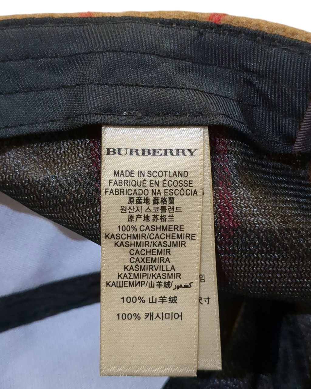 Burberry Cashmere Cap