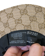 Gucci Monogram Gold Bucket Hat