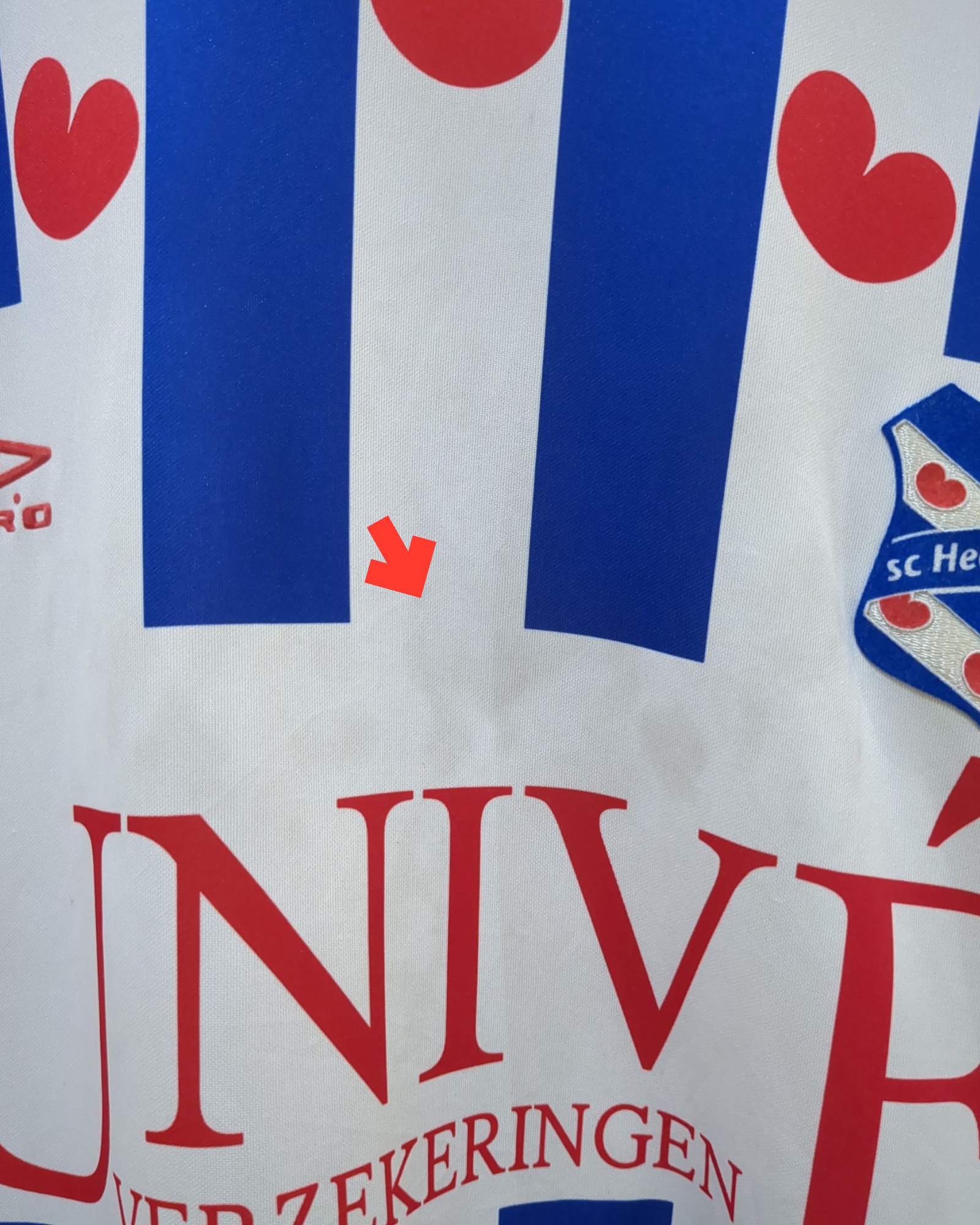 2002-03 Umbro Heerenveen Home Shirt #11 - (XL)