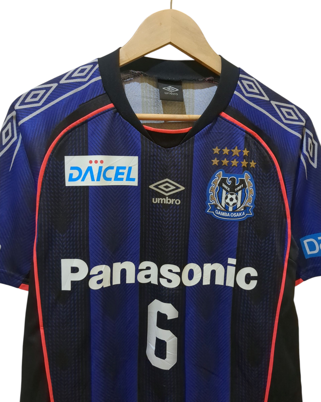 2018-19 Umbro Gamba Osaka Player Issue Home Shirt #6 Hatsuse - (M)