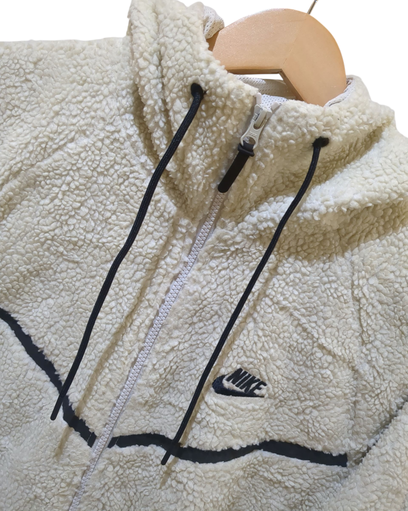 Nike Tech Fleece Sherpa Windrunner Hooded Jacket - (L)