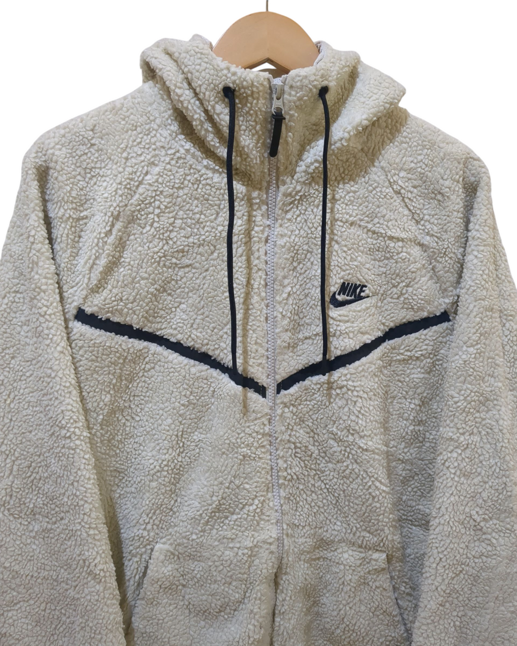 Nike Tech Fleece Sherpa Windrunner Hooded Jacket - (L)