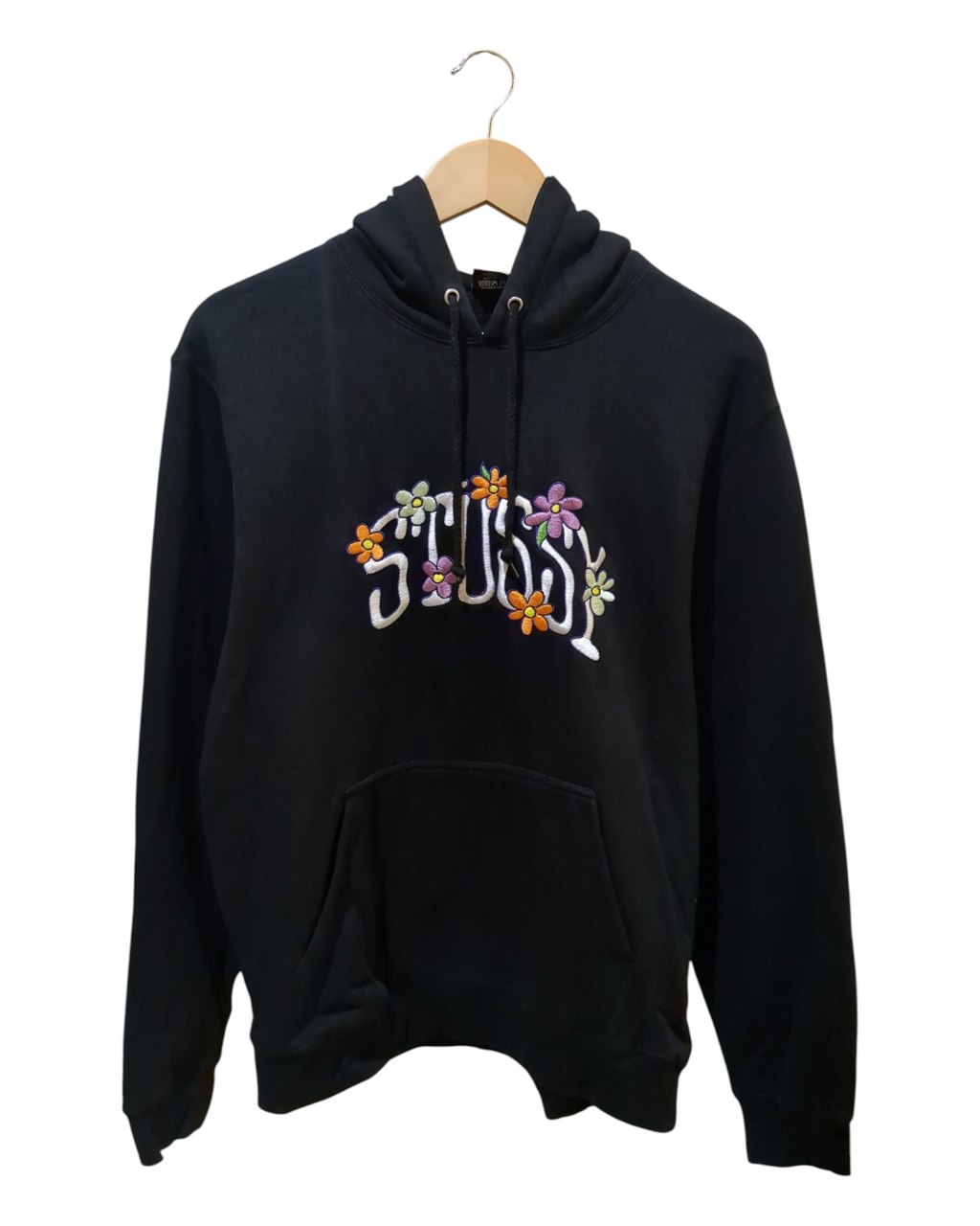Stussy Collegiate Floral Hooded Sweatshirt - (L)