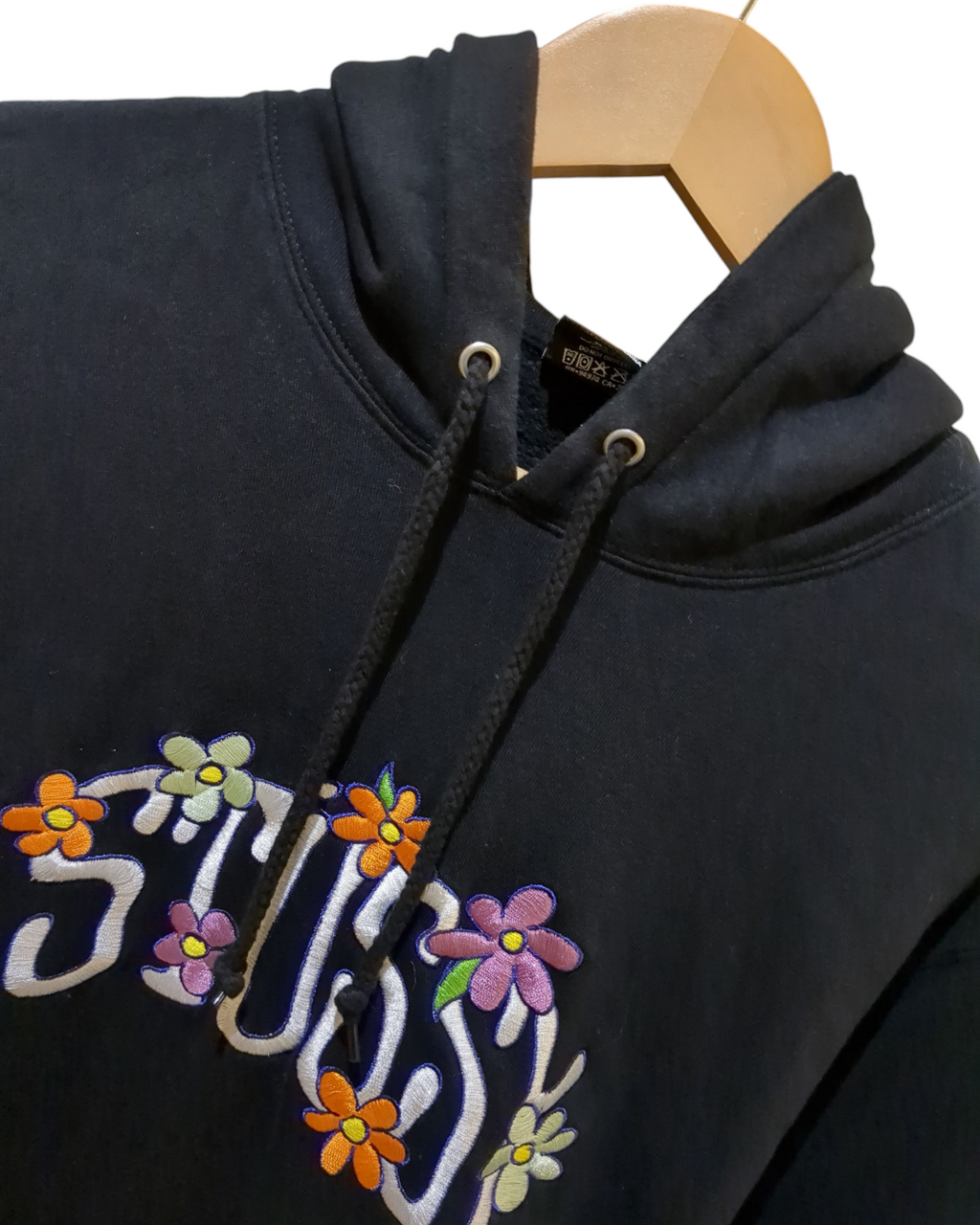 Stussy Collegiate Floral Hooded Sweatshirt - (L)