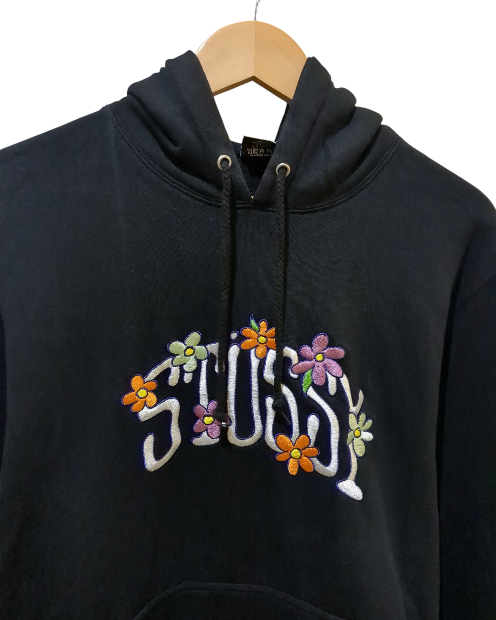 Stussy Collegiate Floral Hooded Sweatshirt - (L)