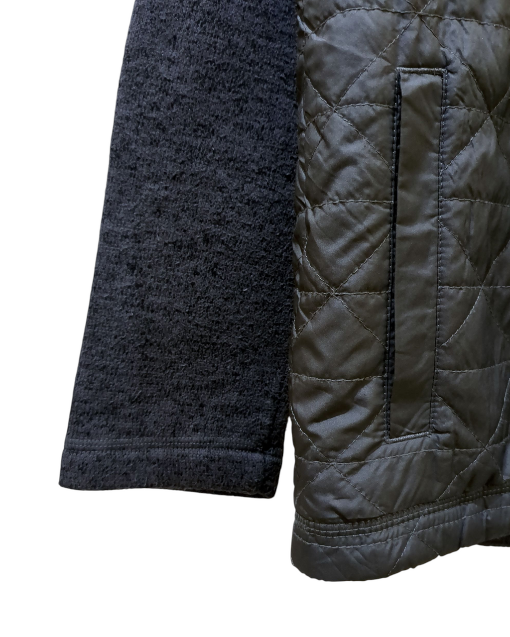 The North Face Quilted Sweater Fleece Hoodie - (S)