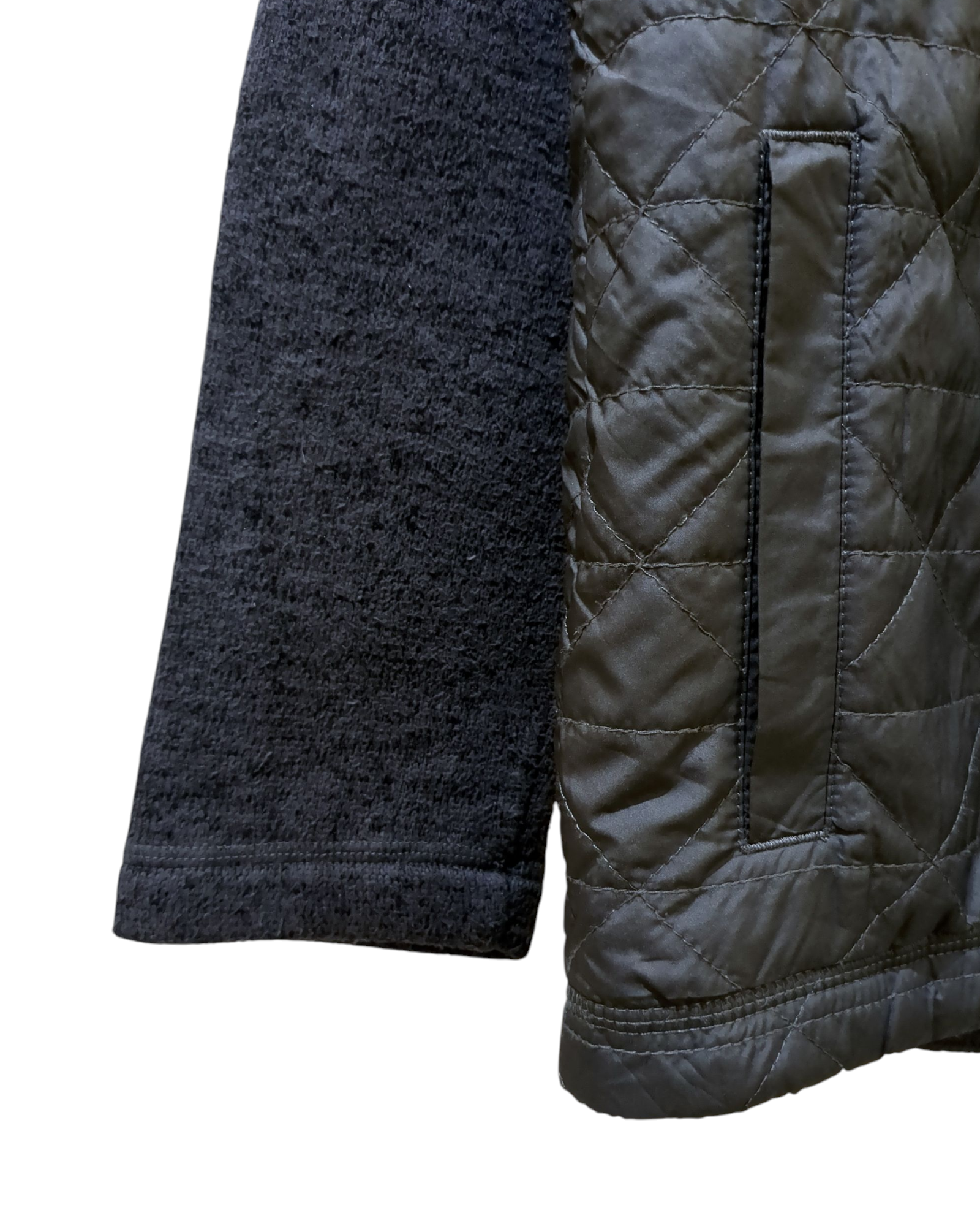 The North Face Quilted Sweater Fleece Hoodie - (S)