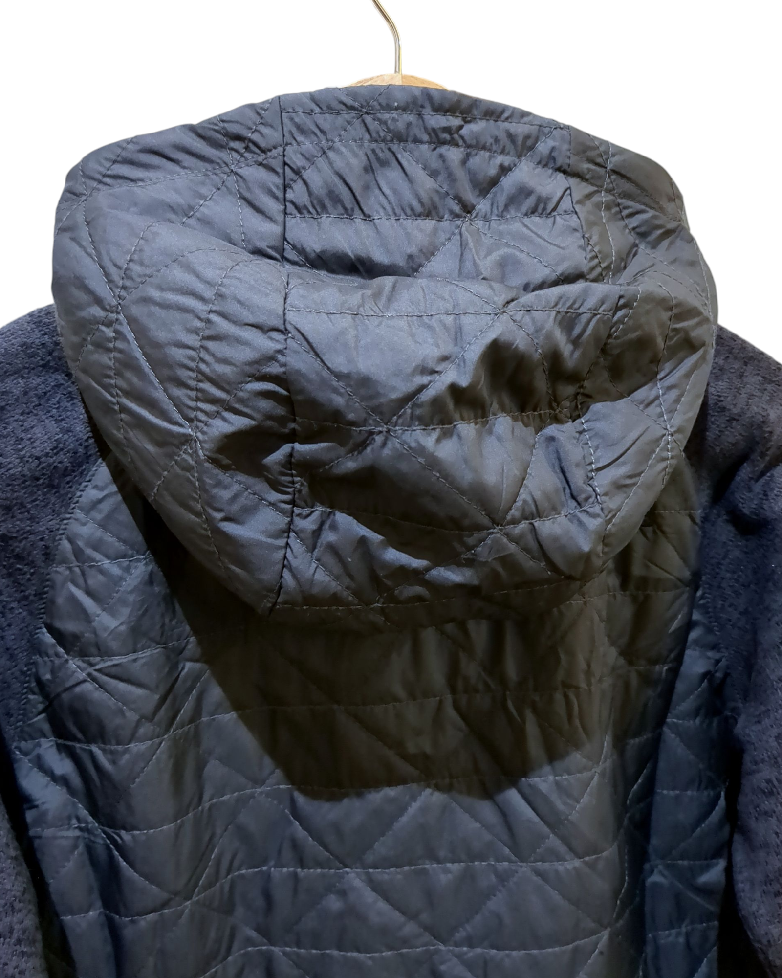 The North Face Quilted Sweater Fleece Hoodie - (S)