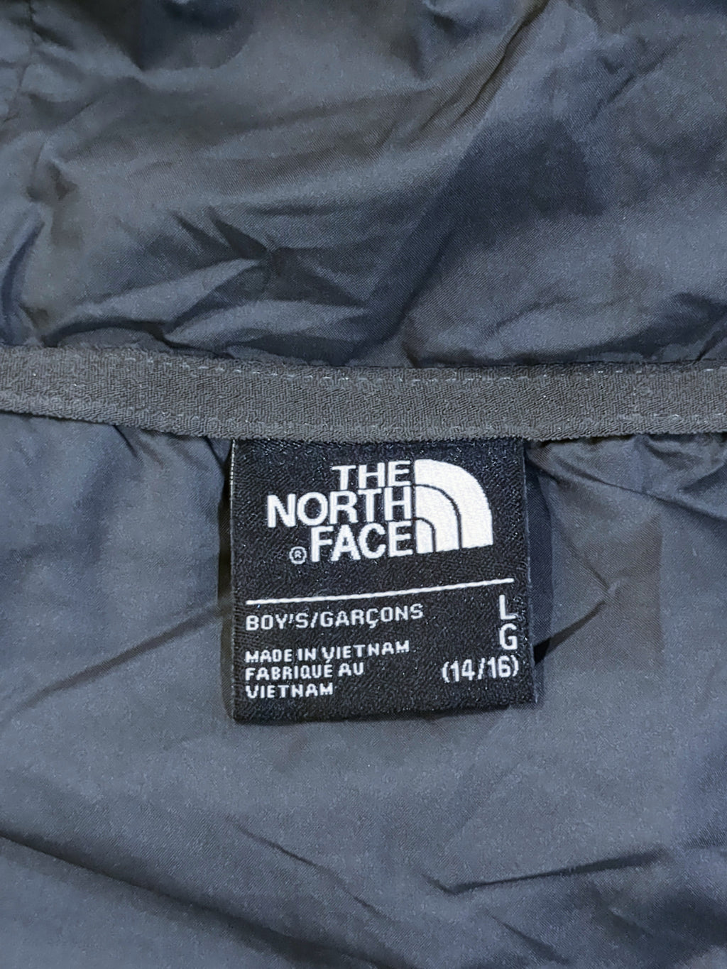 The North Face Quilted Sweater Fleece Hoodie - (S)