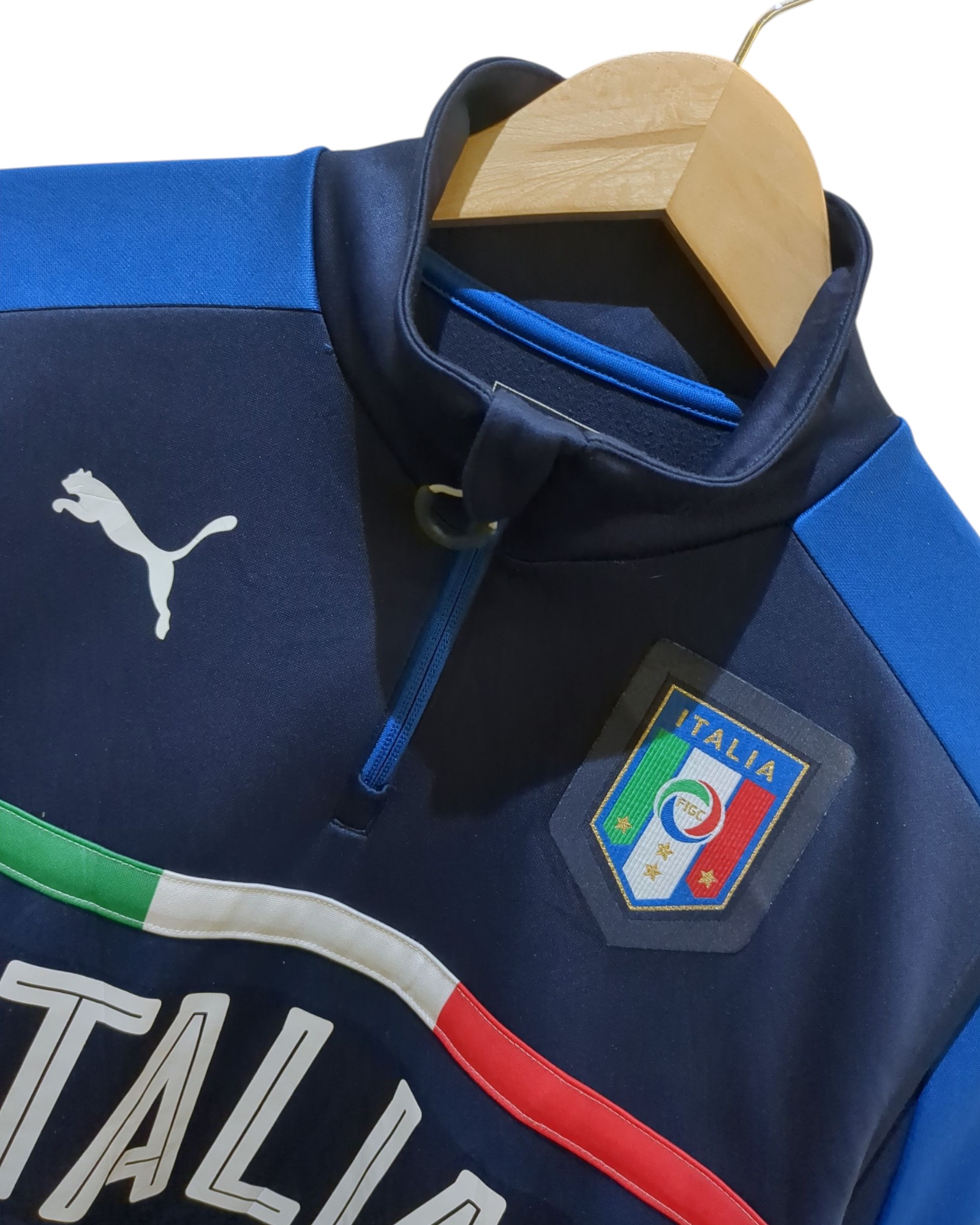 2016-17 Puma Italy 1/4 Zip Training Top - (M)