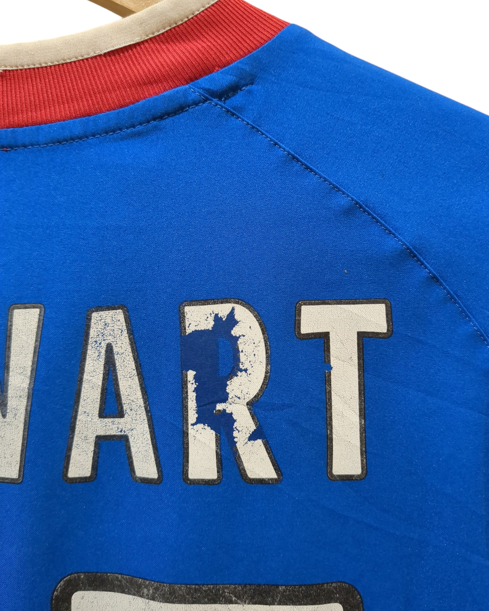 2003-05 Rangers Diadora Home Shirt #27 Stewart - (M)