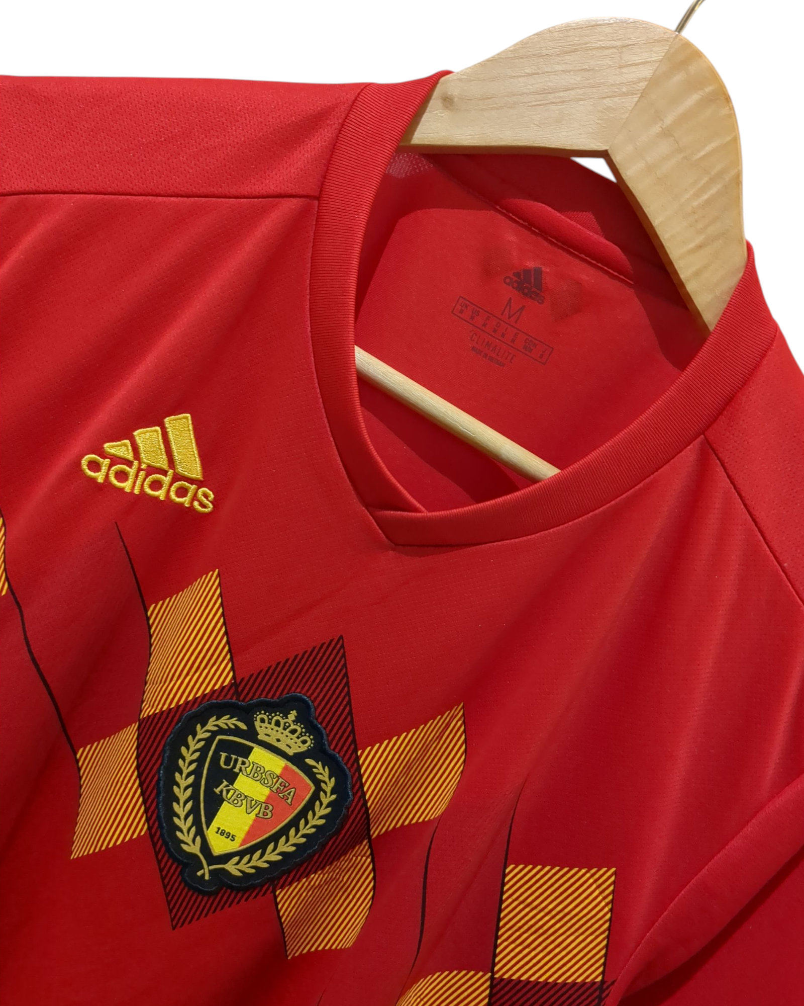 2018-19 Adidas Belgium Home Shirt - (M)