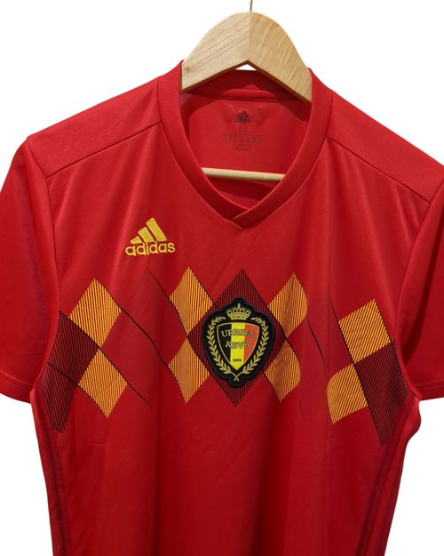 2018-19 Adidas Belgium Home Shirt - (M)