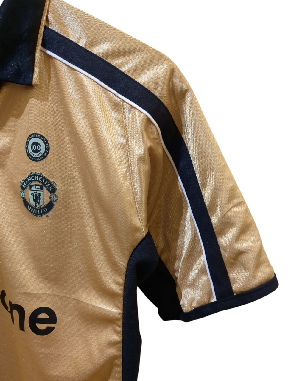 2001-02 Umbro Manchester United Centenary Reversible Away Shirt - (S)
