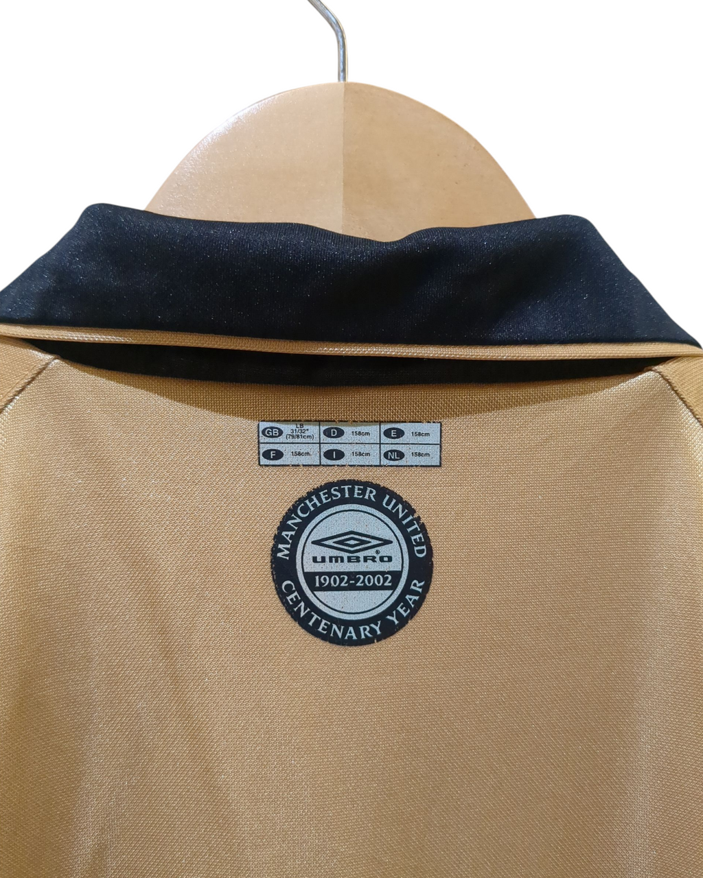 2001-02 Umbro Manchester United Centenary Reversible Away Shirt - (S)